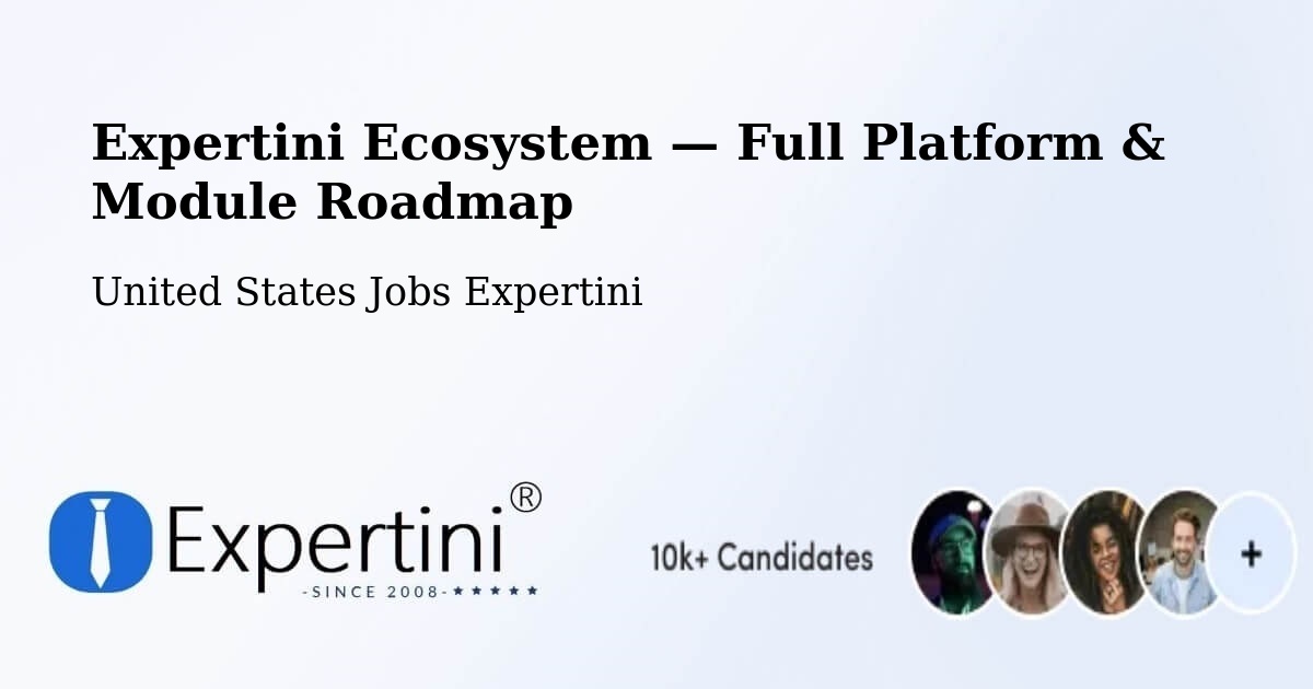 Expertini Ecosystem — Full Platform & Module Roadmap – Bridgewater